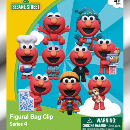 Sesame Street 3D Foam Bag Clip, Series 4