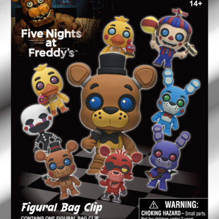 Five Nights at Freddy's 3D Foam Bag Clip, Series 1