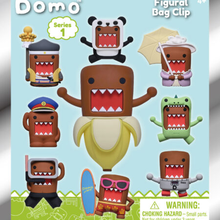 Domo-Kun 3D Foam Bag Clip, Series 1