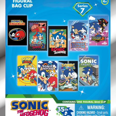 Sonic Game Covers 3D Foam Bag Clip, Series 7