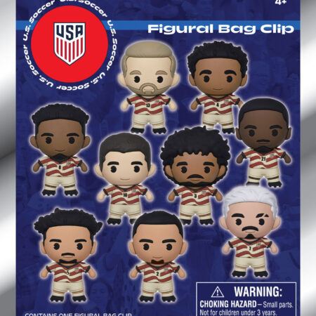 US Soccer Men's National Team 3D Foam Bag Clip