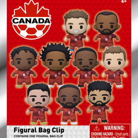 Canada Soccer Men's National Team 3D Foam Bag Clip