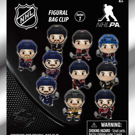 NHL Hockey Players 3D Foam Bag Clip, Series 1