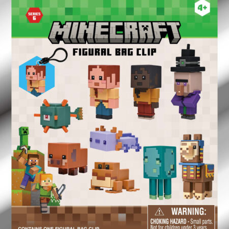 Minecraft 3D Foam Bag Clip, Series 6