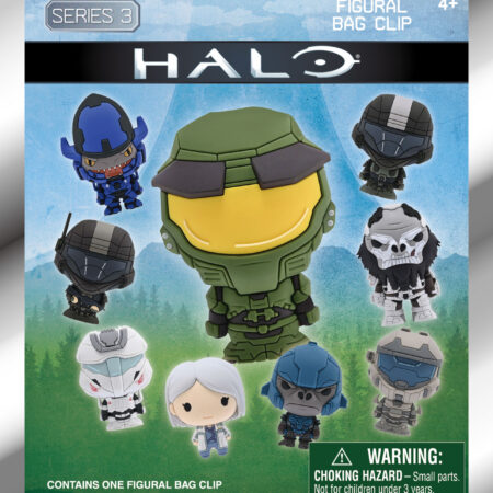 Halo 3D Foam Bag Clip, Series 3