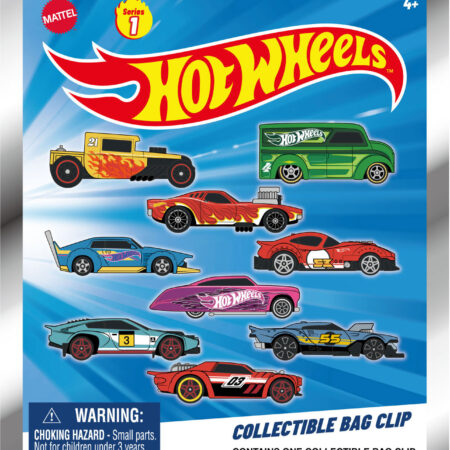 Hot Wheels 3D Foam Bag Clip, Series 1