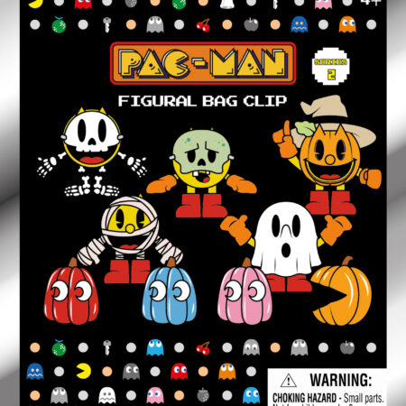 Pac-Man 3D Foam Bag Clip, Series 2