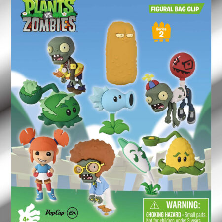 Plants vs. Zombies 3D Foam Bag Clip, Series 2