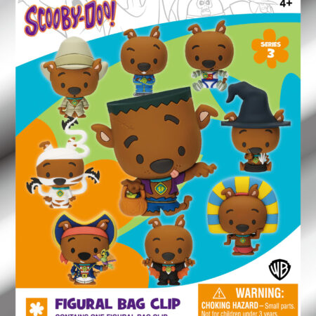 Scooby Doo 3D Foam Bag Clip, Series 3
