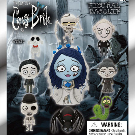 Corpse Bride 3D Foam Bag Clip, Series 1