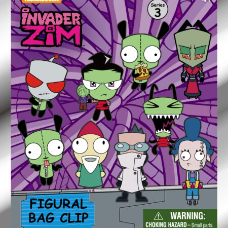Invader Zim 3D Foam Bag Clip, Series 3