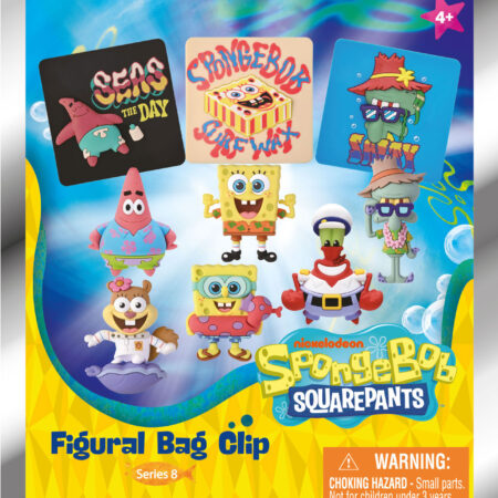 Nickelodeon SpongeBob 3D Foam Bag Clip, Series 8