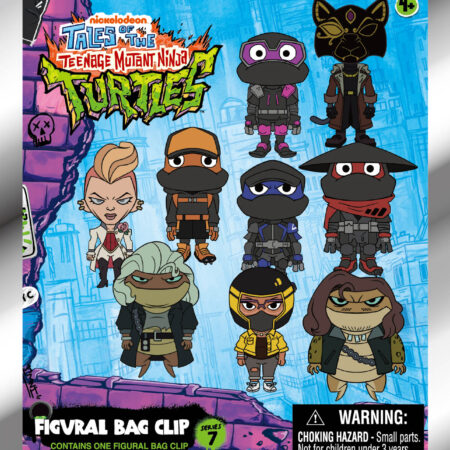 TMNT Mutant Mayhem 3D Foam Bag Clip, Series 7