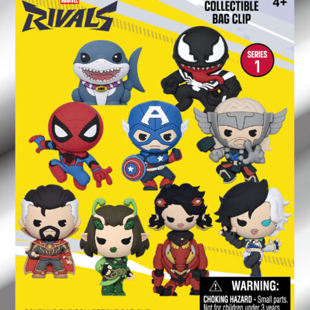 Marvel Rivals 3D Foam Bag Clip