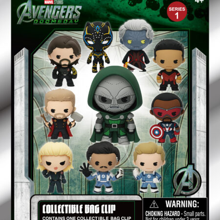 Avengers Doomsday 3D Foam Bag Clip, Series 1