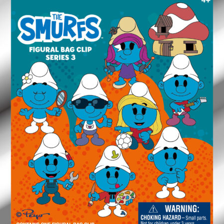 Smurfs 3D Foam Bag Clip, Series 3