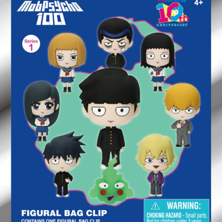 Mob Psycho 100 3D Foam Bag Clip, Series 1