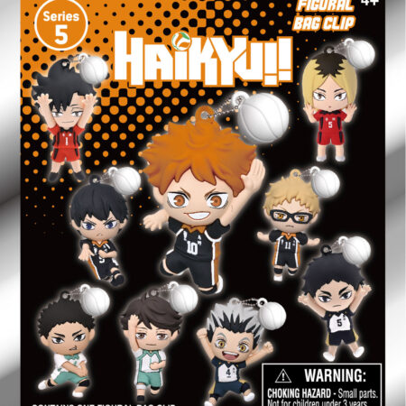 Haikyuu!! 3D Foam Bag Clip, Series 5