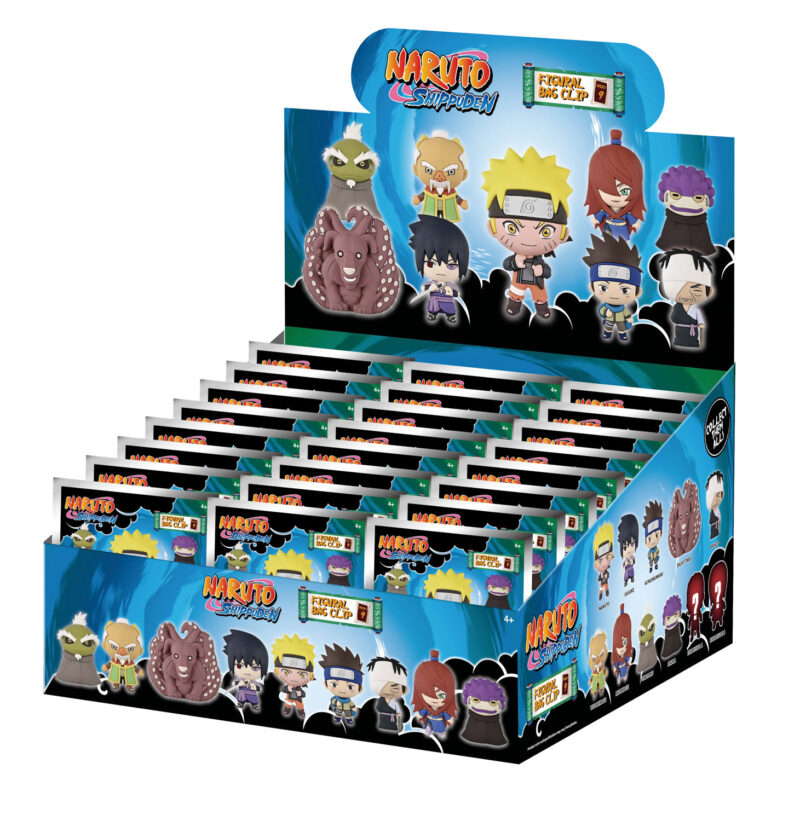 Naruto Shippuden 3D Foam Bag Clip, Series 9 - Monogram