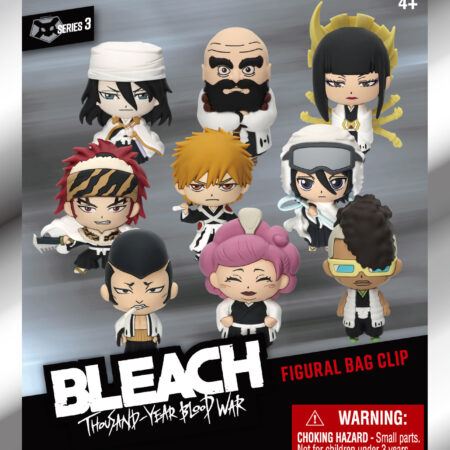 Bleach Thousand-Year Blood War 3D Foam Bag Clip, Series 3