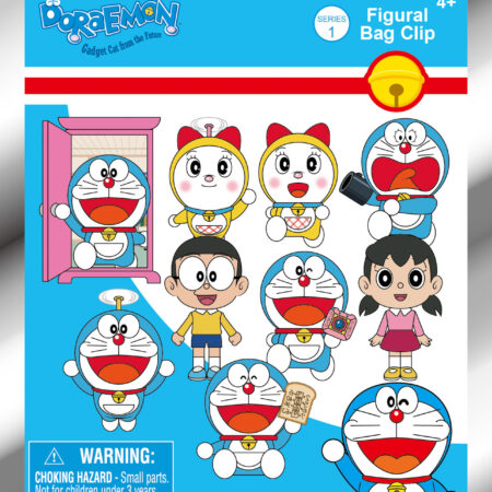 Doraemon 3D Foam Bag Clip, Series 1