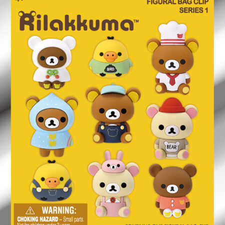 Rilakkuma 3D Foam Bag Clip, Series 1