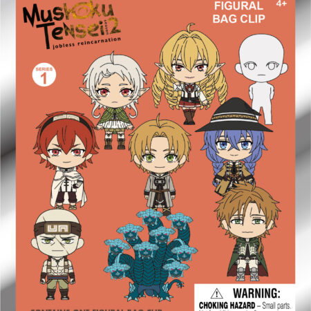 Mushoku Tensei 3D Foam Bag Clip, Series 1