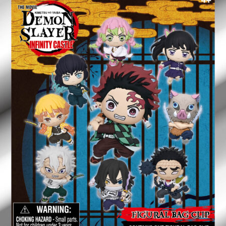 Demon Slayer Infinity Castle (M) 3D Foam Bag Clip, Series 1