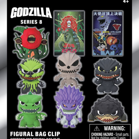 Godzilla 3D Foam Bag Clip, Series 8