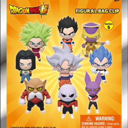 Dragon Ball Super 3D Foam Bag Clip, Series 5