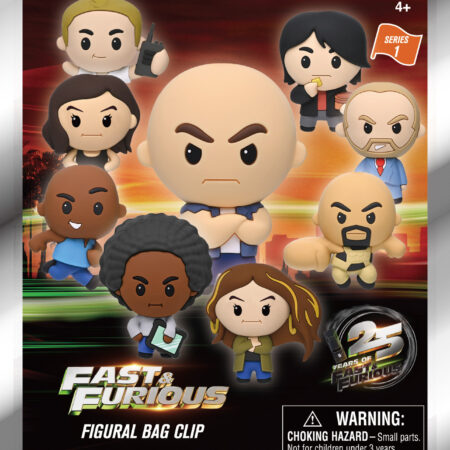Fast & Furious 3D Foam Bag Clip, Series 1