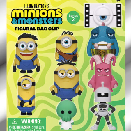 Minions Movie 3D Foam Bag Clip, Series 2