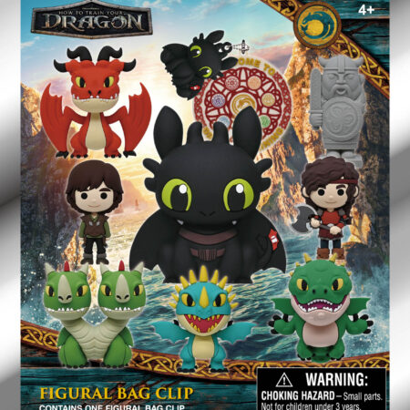 How to train Your Dragon (Movie) 3D Foam Bag Clip, Series 2