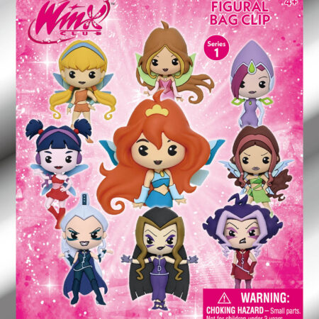Winx Club 3D Foam Bag Clip, Series 1
