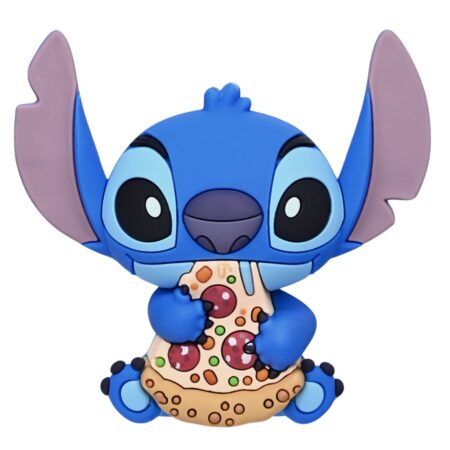 Stitch Eating Pizza 3D Foam Magnet