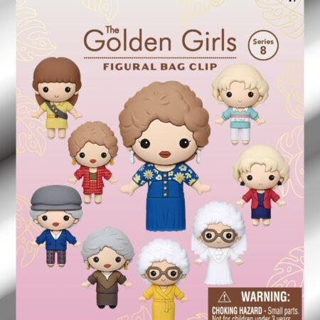 Golden Girls 3D Foam Bag Clip, Series 8