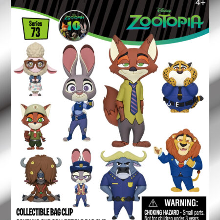 Zootopia 10th Anniversary 3D Foam Bag Clip, Series 73