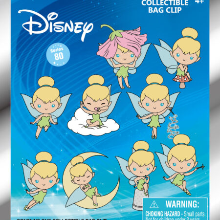 Tinker Bell 3D Foam Bag Clip, Series 80