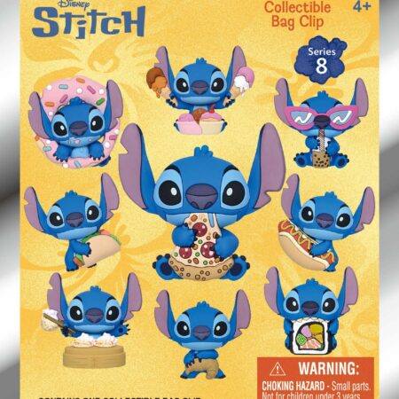 Stitch 3D Foam Bag Clip, Series 8