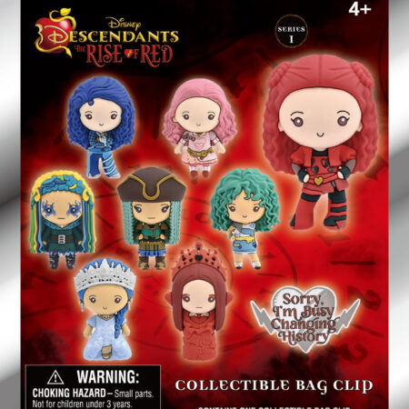 Disney Descendants Movie 3D Foam Bag Clip