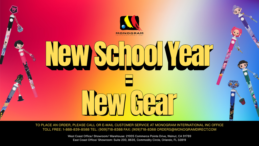 New School Year = New Gear Title Page