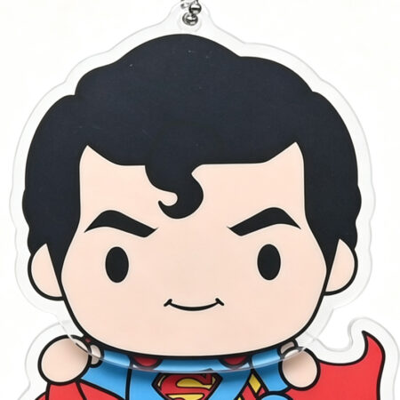 Acrylic Dangle Bag Clip - Superman