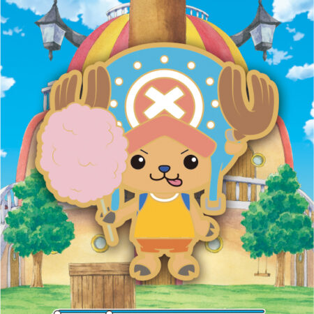 One Piece Chopper w/ Cotton Candy Enamel Pin