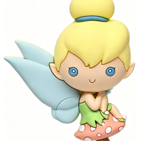 Tinker Bell on Mushroom 3D Foam Magnet