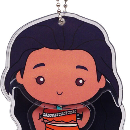 Acrylic Dangle Bag Clip - Moana