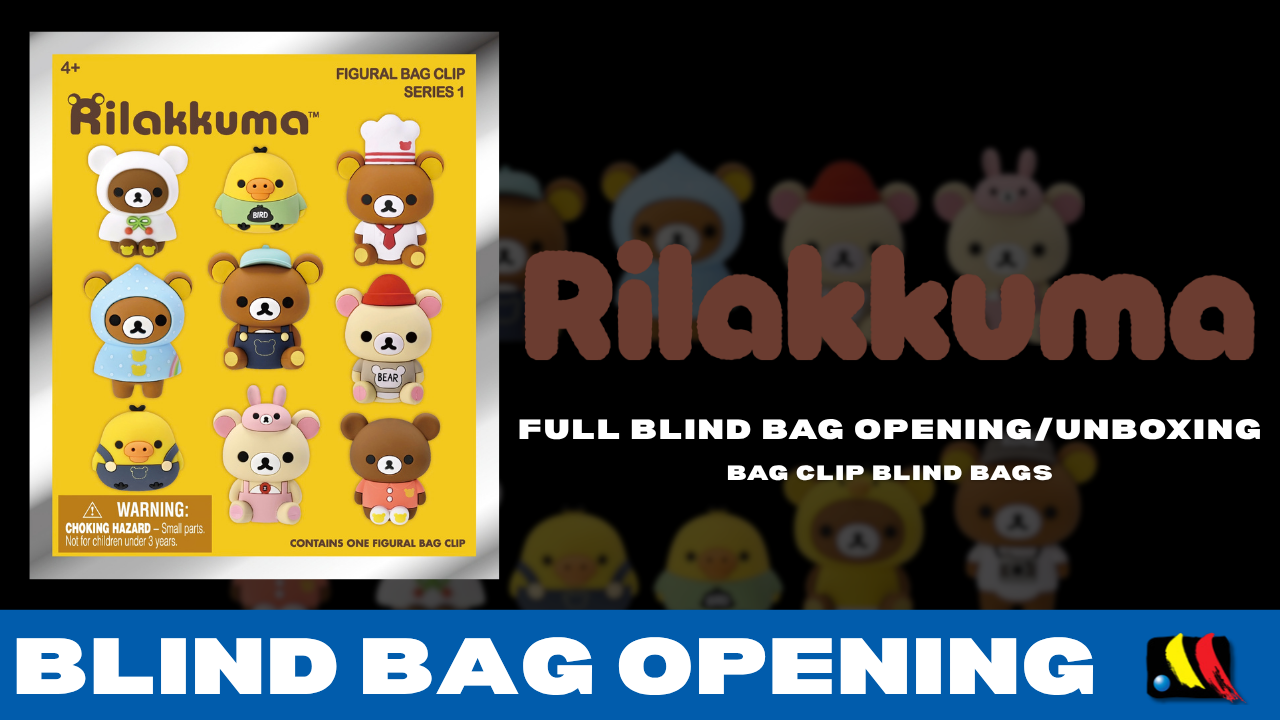Rilakkuma Series 1 Blind Bag Bag Clips - FULL Opening/Unboxing - Monogram International Inc.